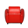 Red Franz Romero Bugatti Leather Lounge Molula-setulo